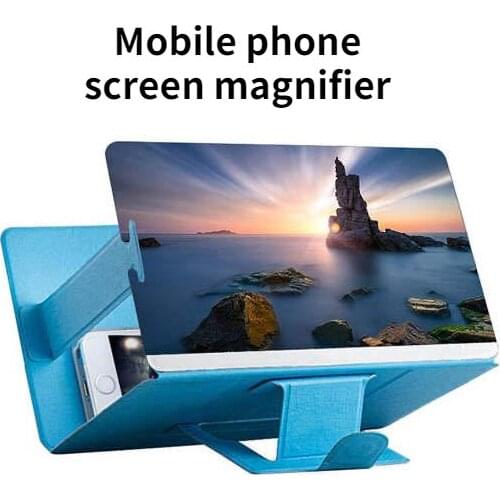 Desktop Phone Holder Stand Universal Mobile Phone Screen Magnifier 3D Enlarger Magnifying Video Amplifier Projector Bracket