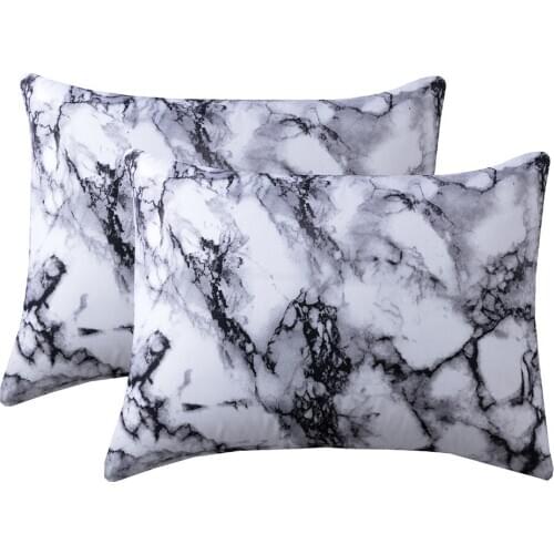 Floral Printed Pillowcase Queen Size, Brushed Microfiber Pillowcase Set 20"x30" pillow cover pillow cases home decor