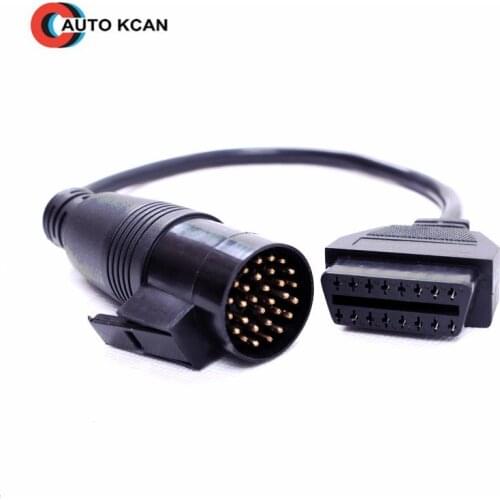 New OBD Adapter For IVECO 30Pin to 16Pin Female Truck OBD2 Cable OBDii Connector For IVECO 30 pin @9