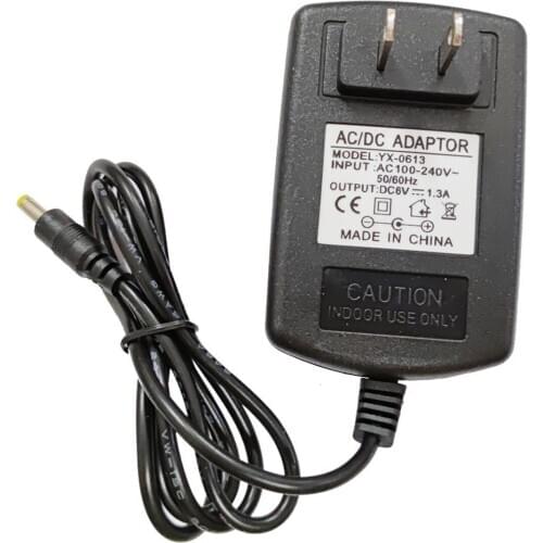 New 6V 1.3A 4.0*1.7mm Power Adapter For SN MD NH1 MZ-NH1 MZ-NH3D MZ-N10 D-EJ885 D-EJ1000 power supply