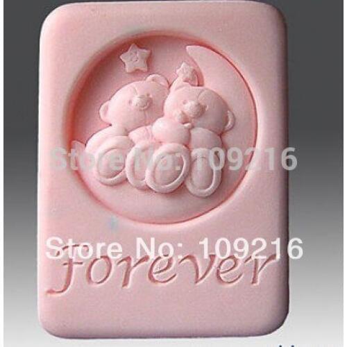 Wholesale!!!1pcs Forever (ZX1555) Silicone Handmade Soap Mold Crafts DIY Mold
