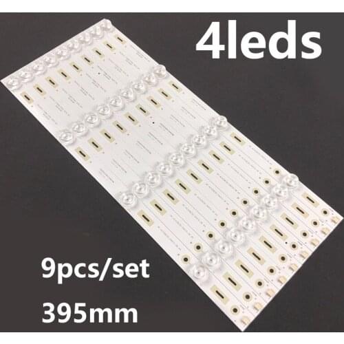 LED Backlight strip 4 Lamp For changhong 43" TV 43Q3T 43Q37 43E9600 RF-AC430E30-0401S-02