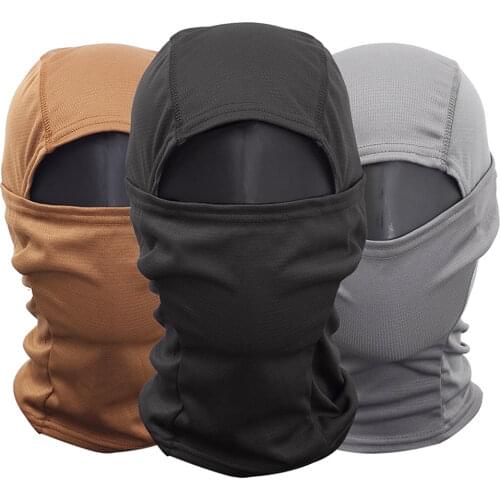 Tactical Balaclava Full Face Mask Military Camouflage Wargame Helmet Liner Cap Cycling Bicycle Ski Mask Airsoft Scarf Cap