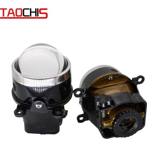 TAOCHIS 12V 55w 3.0 Inches Bi Xenon Projector Lens Fog Light With High Low Beam H11 Lamps For Subaru Ford Mazda Car Modification