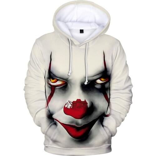 IT Chapter 2 3D Hoodie Childrens Sweatshirt High Streetwear IT Chapter 2 Novelty Clothes in Men/women Long Peculiar All-match