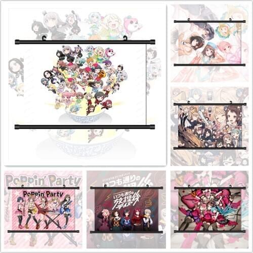 BanG Dream! Anime Manga HD Print Wall Poster Scroll