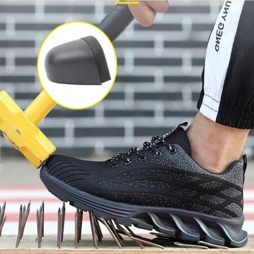 Women and Men Work Safety Shoes Be Applicable Outdoor Steel Toe Anti Smashing Puncture Proof Work Boots Zapatos De Seguridad