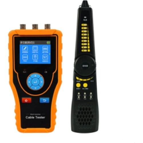 LCD Wire Tracker RJ45, RJ11, BNC, Metal Cable,PING/POE Cable Length Test Network Cable tester Line Finder