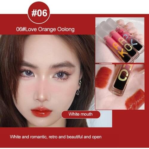 1 PCS Mirror Lip Gloss Water Mist Lip Glaze Non-fading Non-stick Cup Batom Make Up Cosmetics Maquillage Femme Dropship TSLM1