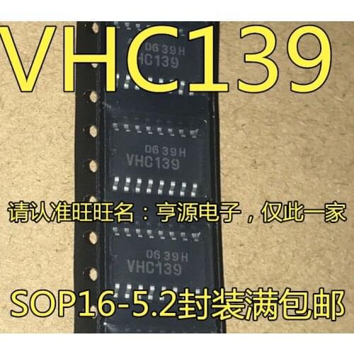 100% New&original In Stock 5pcs/lot TC74VHC139F 74VHC139 VHC139 5.2MM