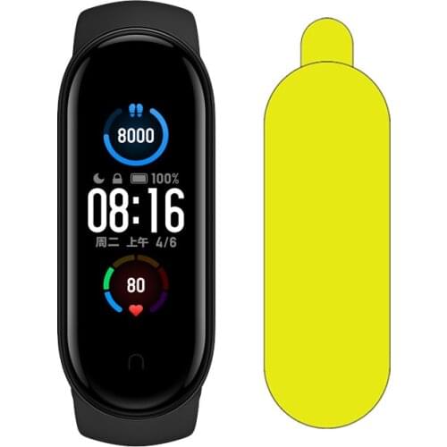2/3/5Pcs Screen Protector TPU Protective For Xiaomi Mi Band 6 Screen Protector For Miband 6 Cover Smart Watchband 6 Band6 Film