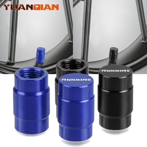 Motorcycle Accessories blue Couple Aluminum For BMW R R1200RS GS Vehicle Wheel Tire Valve Stem Caps Covers For Universal cycle