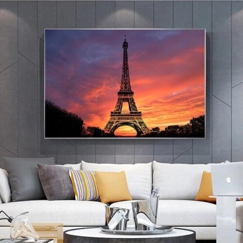 Hot New DIY 5D Diamond Painting City tower Diamond Embroidery landscape Cross Stitch Full square Round Mosaic Home Decor P458
