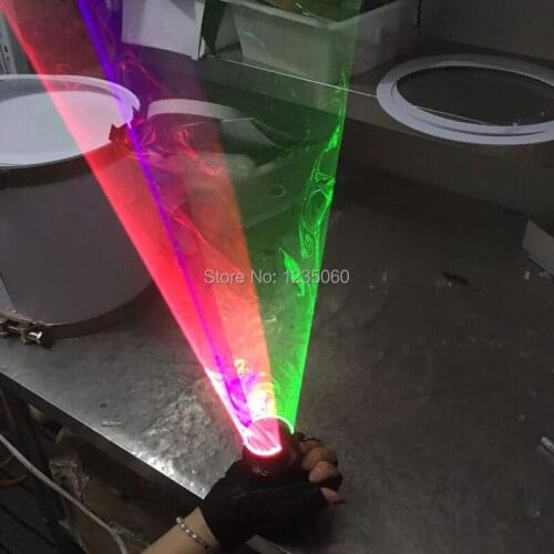 Free Shipping RGB Laser Whirlwind Multicolour Laser Vortex Laser Man stage LED luminous Costumes