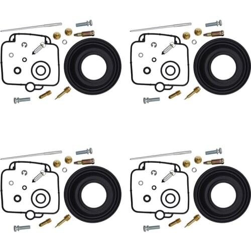 4sets Motorcycle Parts Carburetor Rebuild Repair Kit For Suzuki GSF400 BANDIT 400 1993 GSF400P BANDIT 400 1991 1993 1993