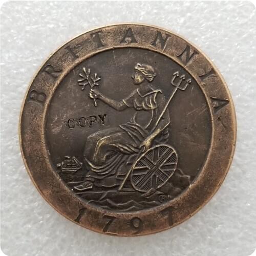 1797 UK PENNY COIN COPY commemorative coins-replica coins medal coins collectibles