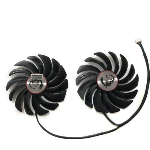2pcs/set 95MM PLD10010B12HH/PLD10010S12HH Cooler Fan For MSI RX580/570/480/470 GTX1070Ti GTX1080Ti GAMING VGA Cards Replacement