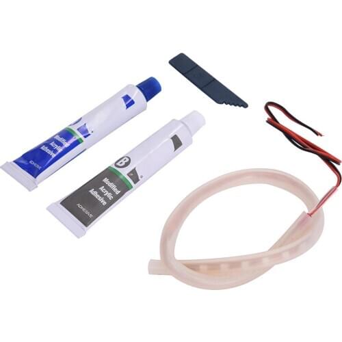 Motorcycle Modification Exhaust Pipe High-Temperature Resistant Light Bar Stripe Motorcycle Accessories