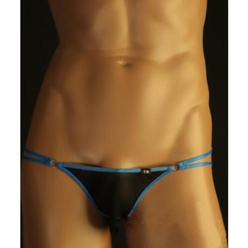 Men Bikini Thongs Underwears Mens Sexy Silky Thongs Mens G-strings Thongs Gay Boys Underwear