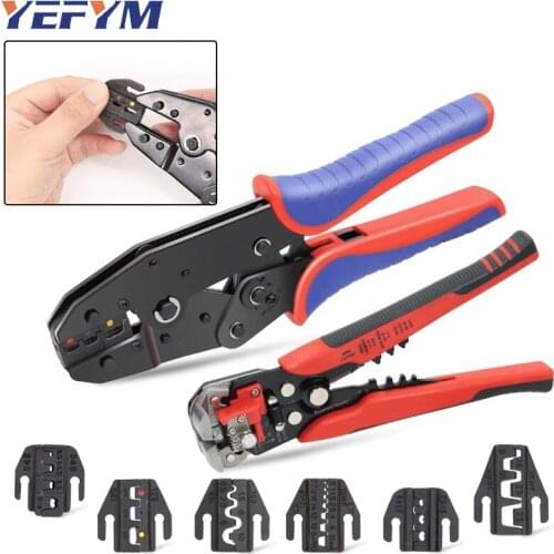 YEFYM YE-03CX Crimping Pliers with 6 jaw for more terminals Clamp Quick change of jaw Multifunctional Electrical portable tools