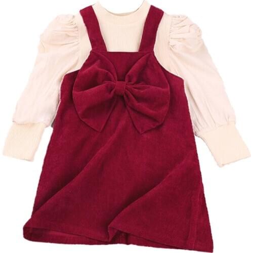 Baby Clothes Children Suits Boys Kids Girl Winter Warm 2 Pieces Sets Bow Thick Toddler Autumn Newborn Girl Clothes Sets