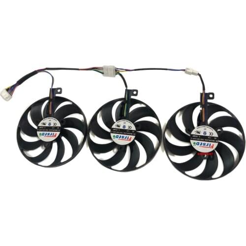 3pcs/Set 7Pin FDC10H12S9-C GPU Card Cooler Fans For ASUS ROG STRIX RTX 2080 2080 Ti GAMING RTX2080 RTX2080Ti Cards Cooling