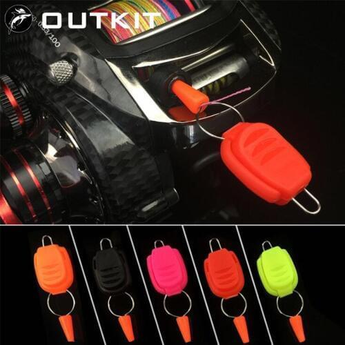 OUTKIT 2PCS/Lot Baitcasting Reel Line Holder Fishing Line Buckle for Drum Cast Fishing Reels Fishing Tackle Accessories Gear