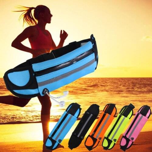 Portable Outdoor Running Camping Waterproof Anti Theft Waist Bag Storage Pouch