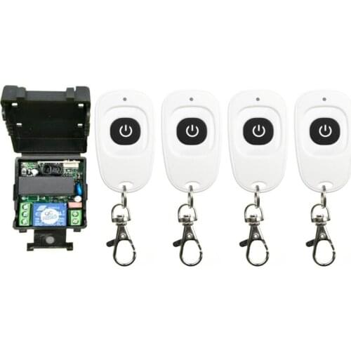 RF AC85V 110V 120V 125V AC 220 V 240V 1CH wireless relay remote control light switch General purpose power switch