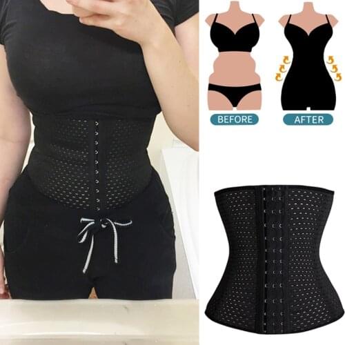 Richkeda Store New 2021 Waist Trainer Long Torso Tummy Reducing Girdles Slimming Shapewear Belly Shapers Modeling Belt Body