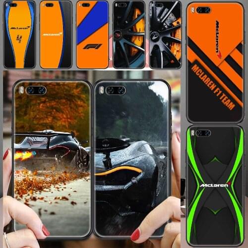Sports Mclarens Car Logo Phone case For Xiaomi Mi Max Note 3 A2 A3 8 9 9T 10 Lite Pro Ultra black tpu hoesjes art waterproof 3D