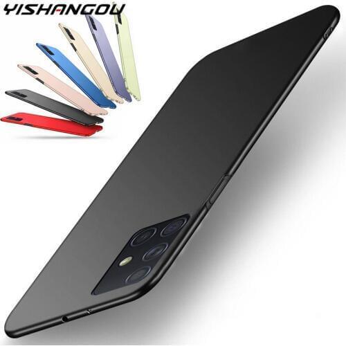 Slim Hard PC Matte Phone Case For Samsung Galaxy S20 FE Plus Note 20 Ultra A70 A50 A30 A51 A71 A31 A41 A42 A20S M51 A21S M31 S21