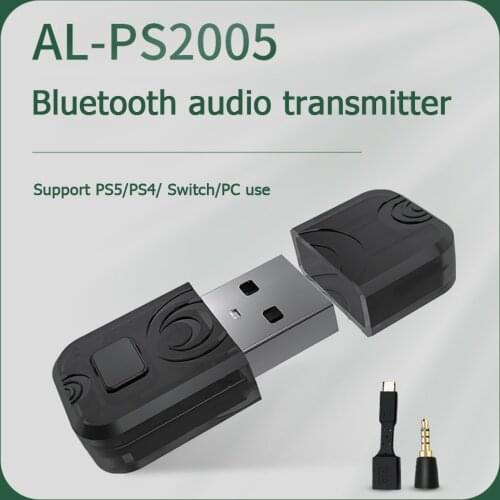 USB Bluetooth-compatible Audio Transmitter Receiver Adapter for Nintendo Switch PS5 PS4 PC Receiver USB Dongle Wireless Adapter