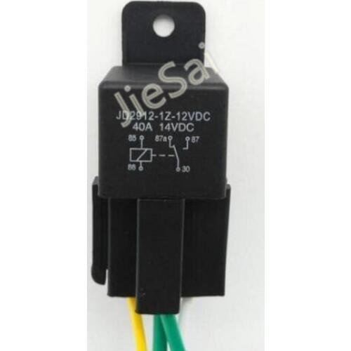 1 Set Waterproof Automotive Relay 12v/24v 40a Car Relay With Copper Terminal Auto Relay With Relay Socket