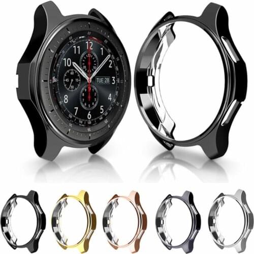 Protective case for Samsung Galaxy watch 46mm 42mm band Gear S3 frontier Smart watch Replacement TPU All-Around cover shell 22mm