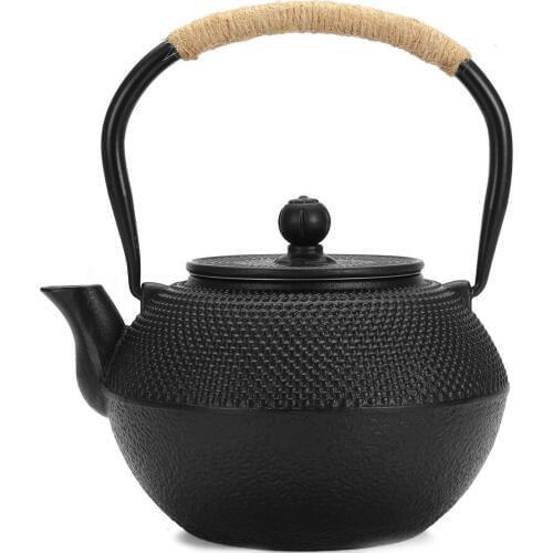 1.2L Japanese Tetsubin Style Iron Tea Pot Kettle Tetsubin Teapot + Strainer