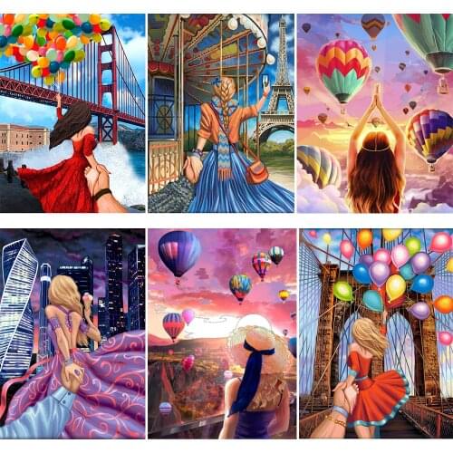 5d Diamond Painting Portrait Girl Diamond Embroidery Sale Landscape Rhinestones Mosaic Cross Stitch Home Decor