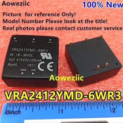 Aoweziic VRA2412YMD-6WR3 VRA2412YMD-6W New Original DIP Input: 18-36V Dual Regule Output: +12V 0.25A,-12V -0.25A DC-DC Isolate