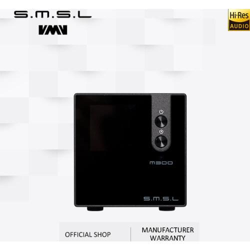 New Version SMSL M300 MKII Audio DAC AK4497 Native DSD512 PCM768kHz USB Optical Coaxial Bluetooth 5.0 Input Balanced Line Output