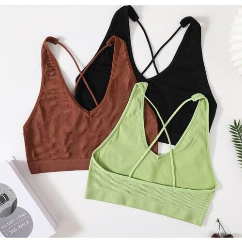 Seamless Women Bra Push Up Brassiere Sexy Lingerie Cross Back Bralette Female Tops Comfortable Bras Womens Underwear Intimate