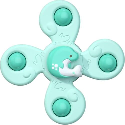 Baby Rattles For Kids Shower Bathroom Grasping Gyro Animal Sucker Spinner Montessori Touch Sensory toys For Newborn 0-12 Months