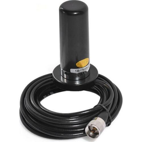 Dual Band VHF UHF 143MHz 444MHz Car CB Mobile Radio PL-259 Magnetic Base Antenna