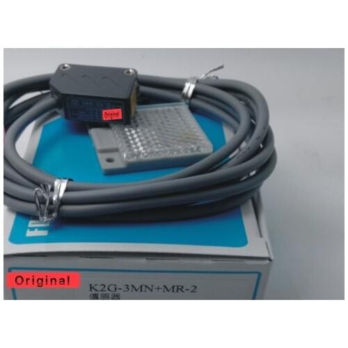 K2G-3MN+MR-2 Retro-reflective Compact Standard Photo-electric Sensor New & Original Photoelectric Switch Sensor