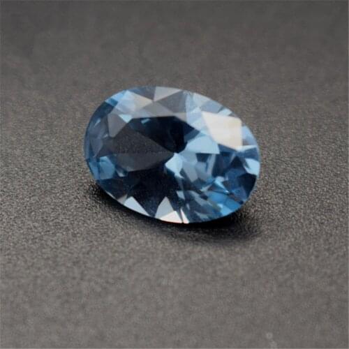 Sky Blue Spinel Oval Faceted Gemstone Egg Shape Blue Spinel Gem Multiple Sizes to Choose GL09