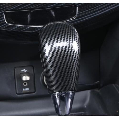 For Nissan X-Trail 2014-2020 ABS Chrome Shift lever head decorative cover anti-scratch protection decoration car accessories
