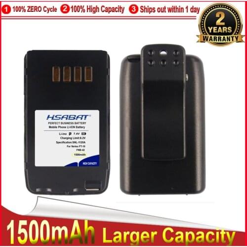 HSABAT 0 Cycle 1500mAh FNB-41 FNB-42 Battery for Vertex FT-10 FT-10R FT-40 FT-40R FT-50 FT-50R VXA-100 YAESU Accumulator
