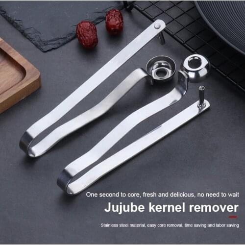 Stainless Steel Jujube Corer To Red Date Pits Artifact Cherry Corer Home Kitchen Fruit Core Remover Seed Tool Accessories