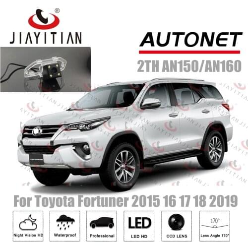 JiaYiTian rear view camera For Toyota Fortuner 2015 2016 2017 2018 2019 CCD Night Vision Backup camera Parking Reverse camera