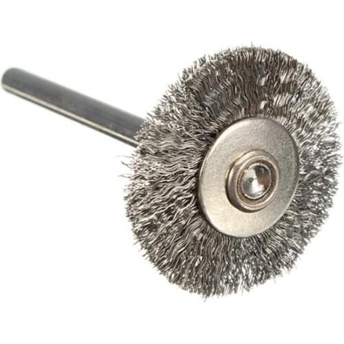 Fixmee Best Quality 10pcs/lot 22mm Stainless Steel Wire Wheels Brushes for Die Grinder Dremael Rotary Tools