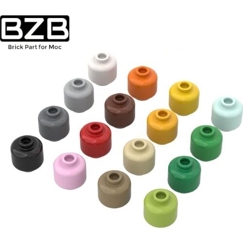 BZB MOC 3626 Minifig Head Building Blocks Technical Brick Parts Kids Brain Game Educational DIY Toys High-tech Best Gifts